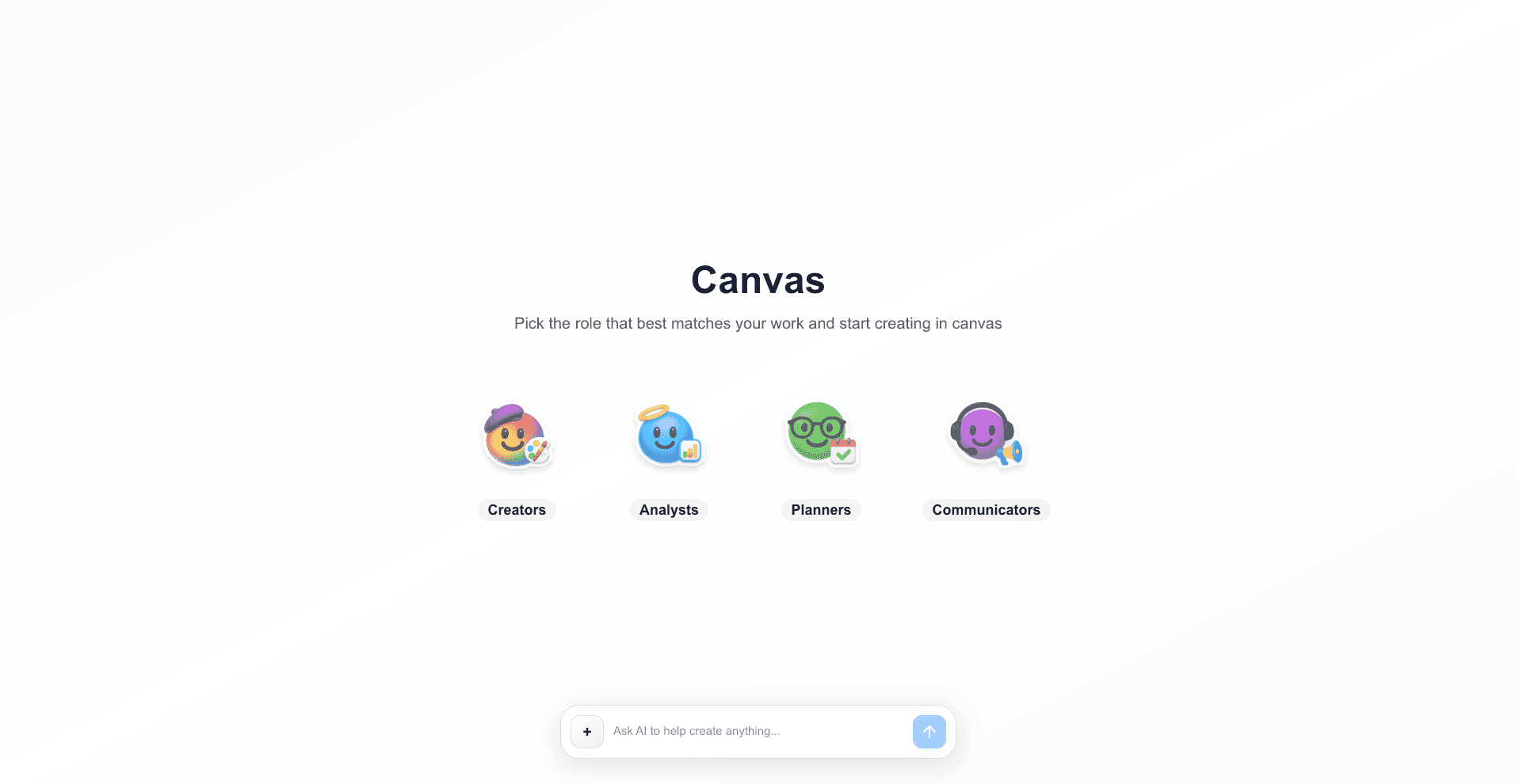 Canvas workspace overview